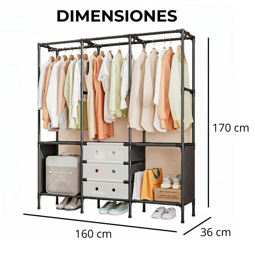 ARMARIO DE LUJO TRES CUERPOS ®